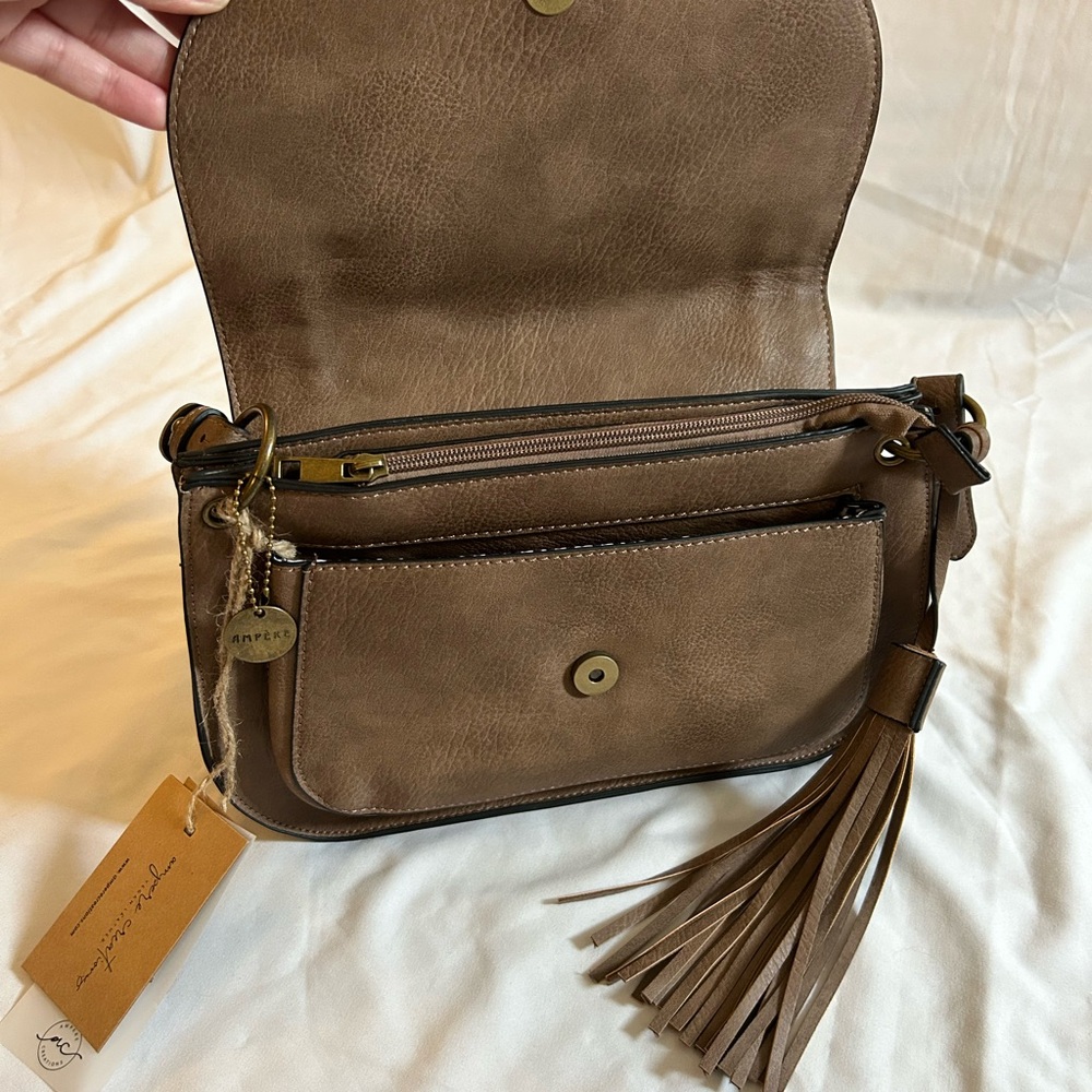 Ampere Vegan Leather Shoulder Bag - Picture 8 of 12